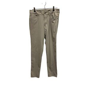 Lululemon athletica Beige ABC Classic-Fit 5 Pocket Pant Men Size 32 LM5ADGT